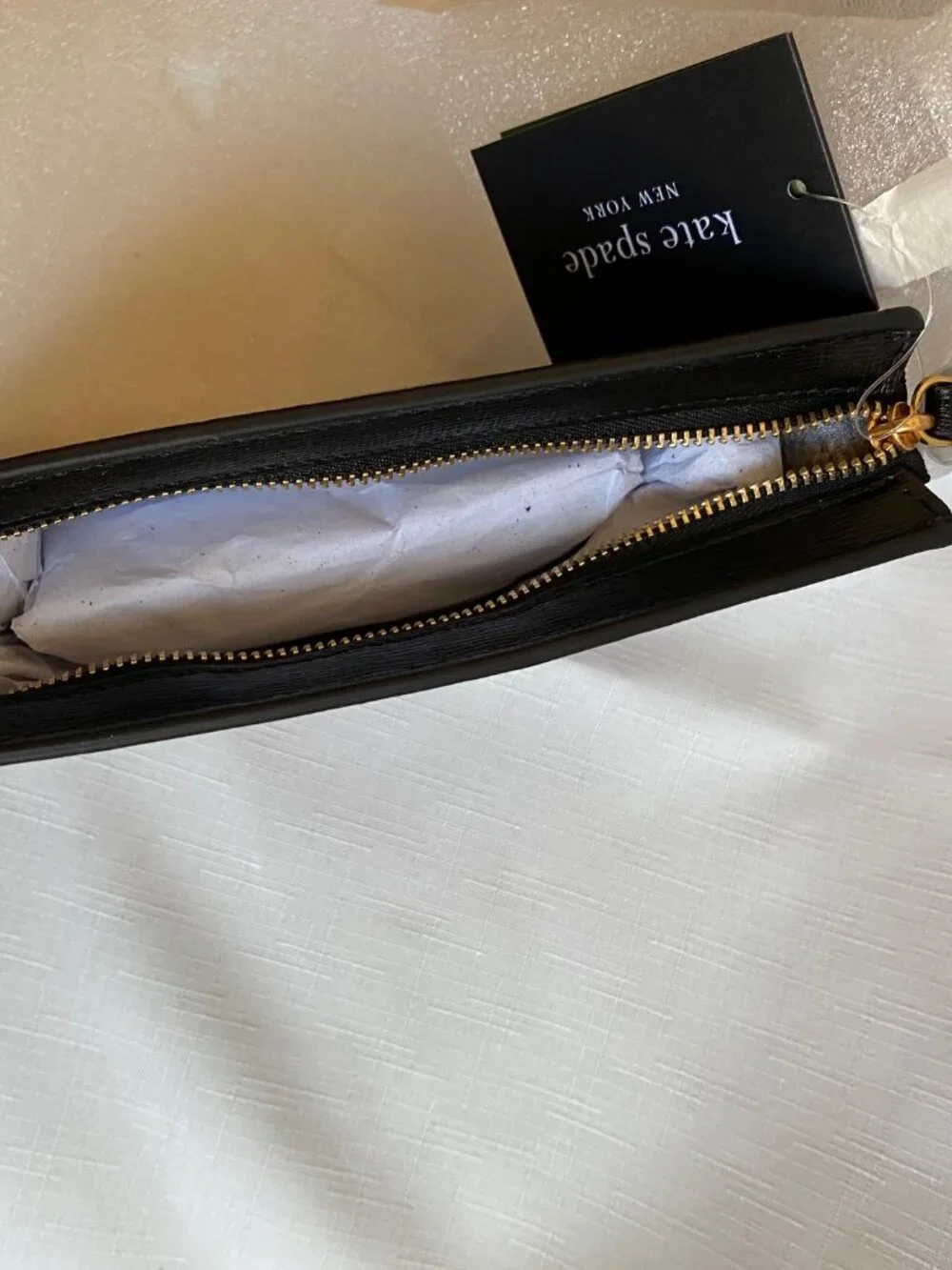 Kate Spade wristlet clutch Morgan Winter Blooms NWT